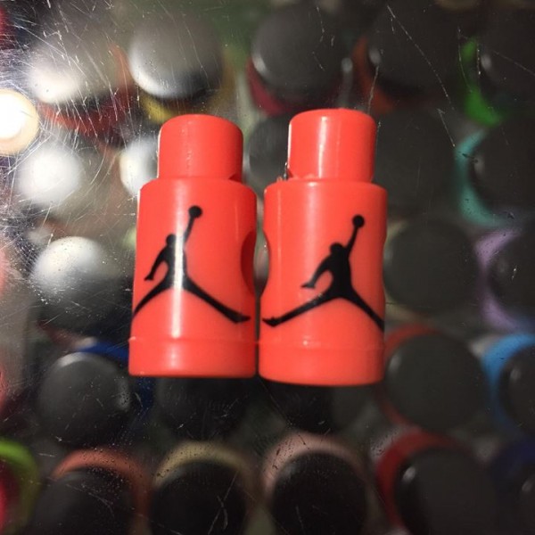 Nike Air Jordan VI Lace Locks Light Orange Base Black Jumpman