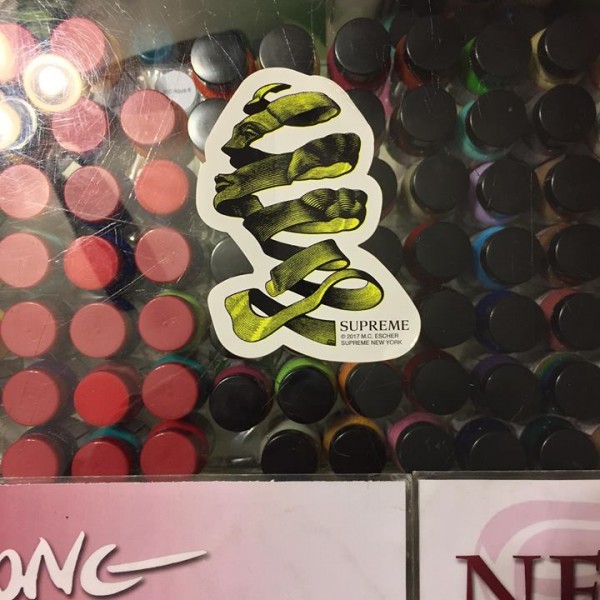 2017 M.C Escher Sticker Yellow