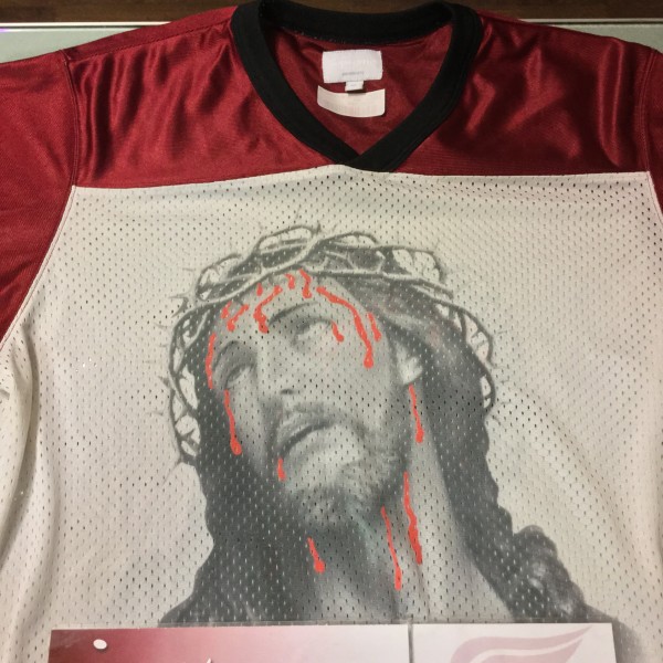 2014 Sup Jesus Jersey Football Top Cardinal