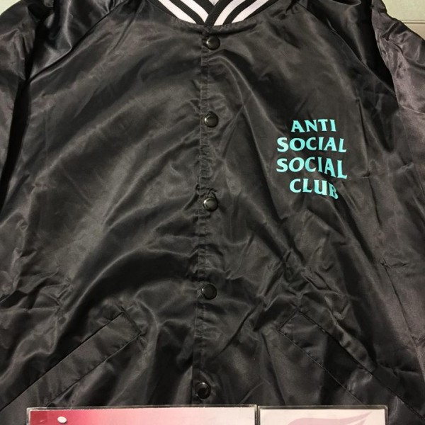 2017 Anti Social Social Club ASSC Day Dreaming Jacket Black