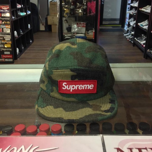 2017 Sup Camo Wool Camp Cap Green Camo
