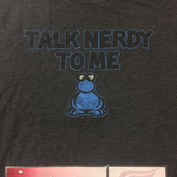 2009 Savvy Talk Nerdy To Me Tee Grey