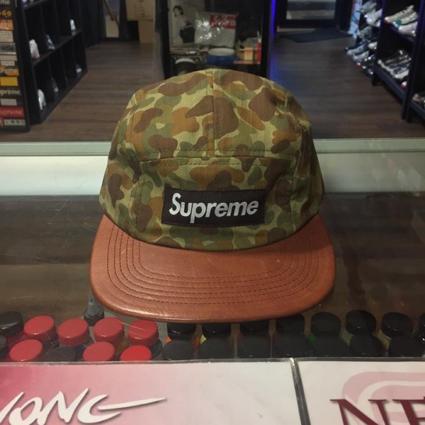 2012 Sup Camo Leather Camp Cap Duck