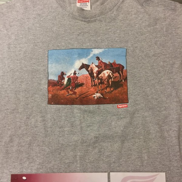 2010 Sup Native American 1871 Tee Heather Grey