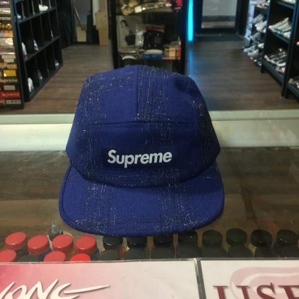 2014 Sup William Halstead Broken Tweed Camp Cap Blue