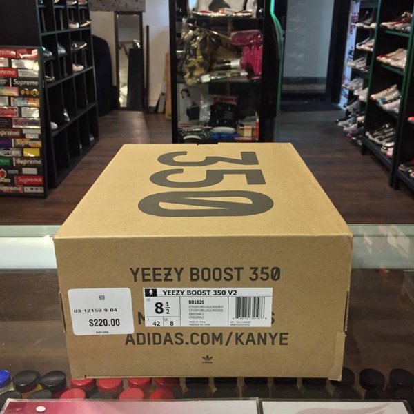2016 Adidas Yeezy Boost 350 V2 Beluga Men Box Only 
