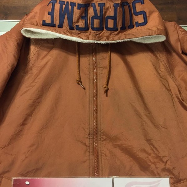 2017 Sup Champion Sherpa Lined Hooded Jacket Brown