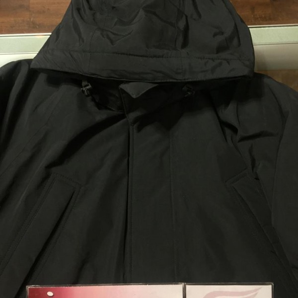 2017 Sup 700 Fill Down Taped Seam Parka Jacket Black