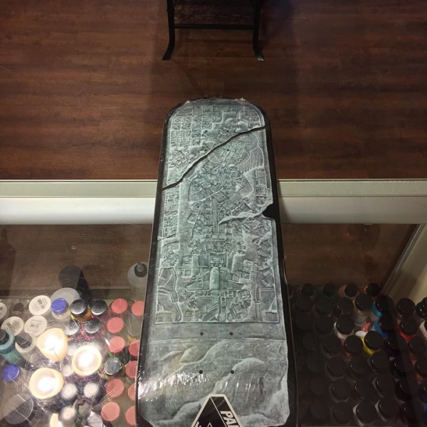 2017 Palace Mayan Two Skate Deck Black 