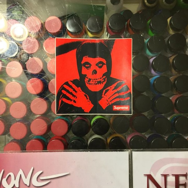 2013 Sup Misfits Sticker Red