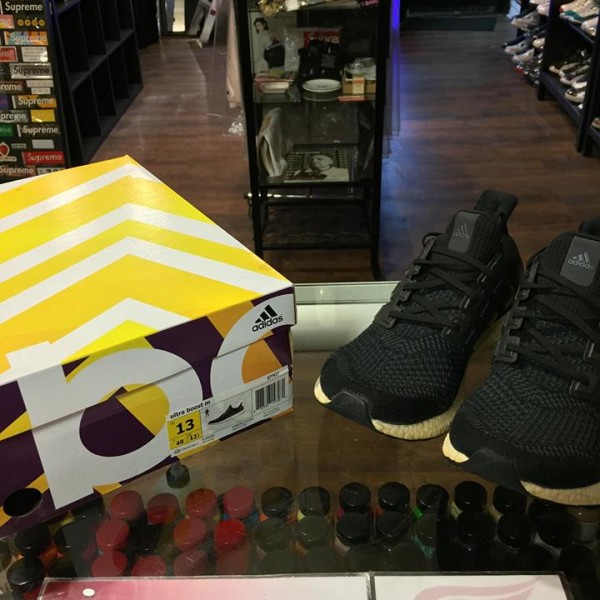 2016 Adidas Ultra Boost Charcoal Black 1.0 