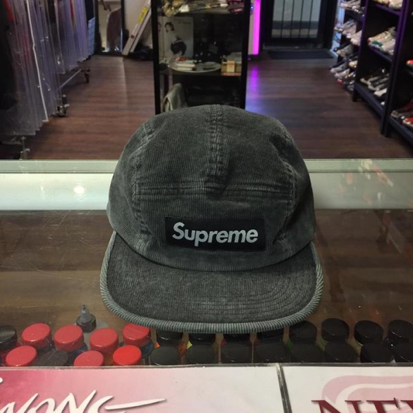 2015 Sup Denim 5 Panel Camp Cap Grey