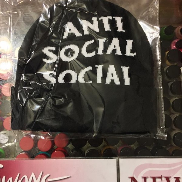 2017 Anti Social Social Club ASSC Jaccardo Beanie Black
