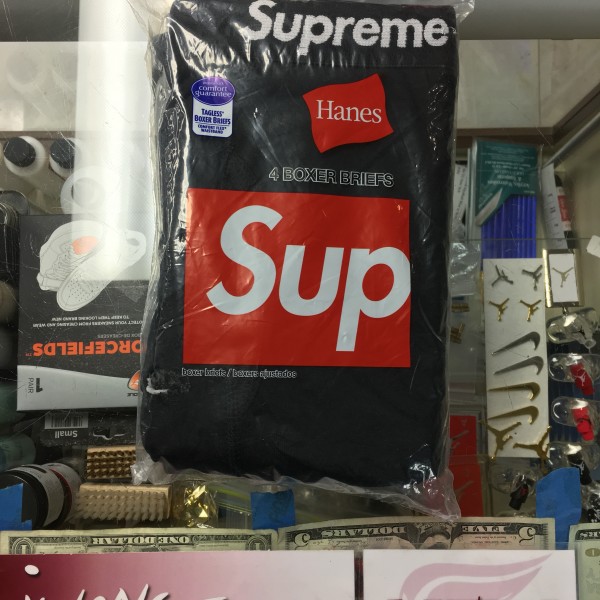 2016 Hanes Boxer Briefs Black 4 Pack