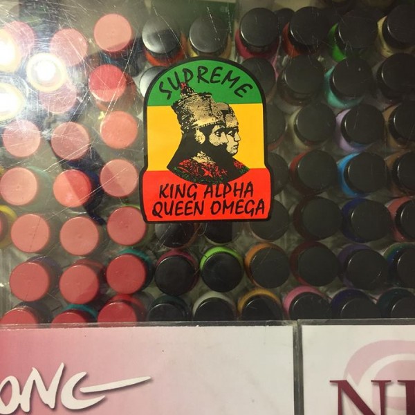 2015 Sup Sticker King Alpha Queen Omega Damaged