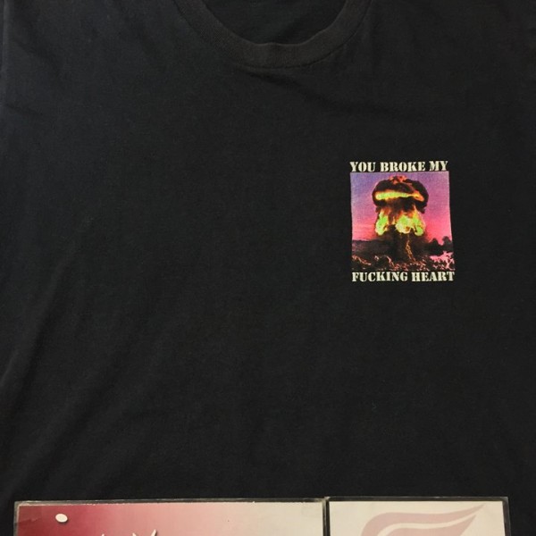 2015 Sup You Broke My Fucking Heart Tee Navy