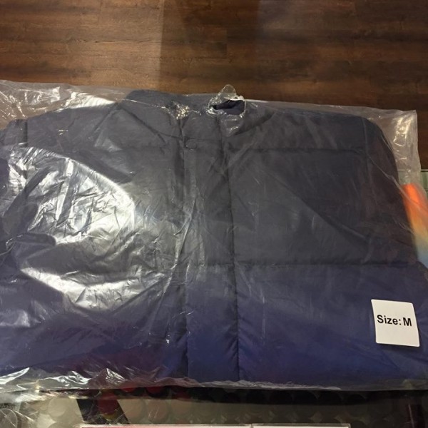 2018 Sup Gradient Puffy Jacket Navy