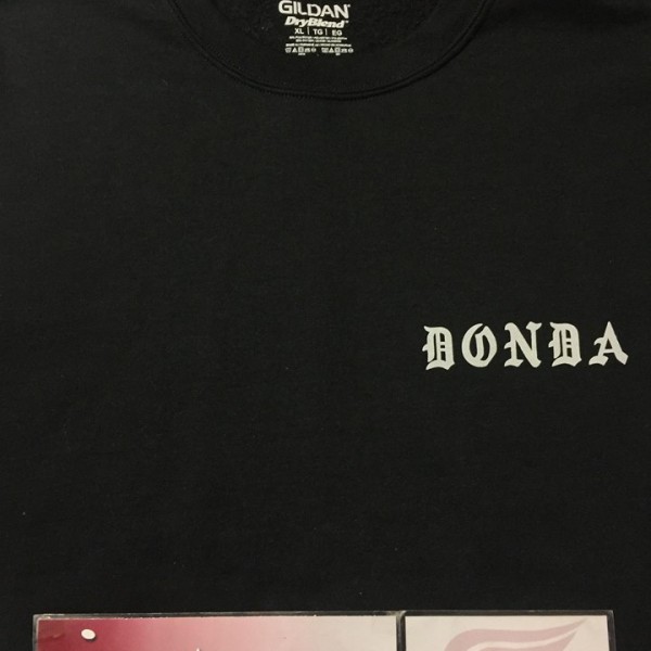 2016 Kanye West Donda Tell Nori About Me Crewneck Sweatshirt Black 