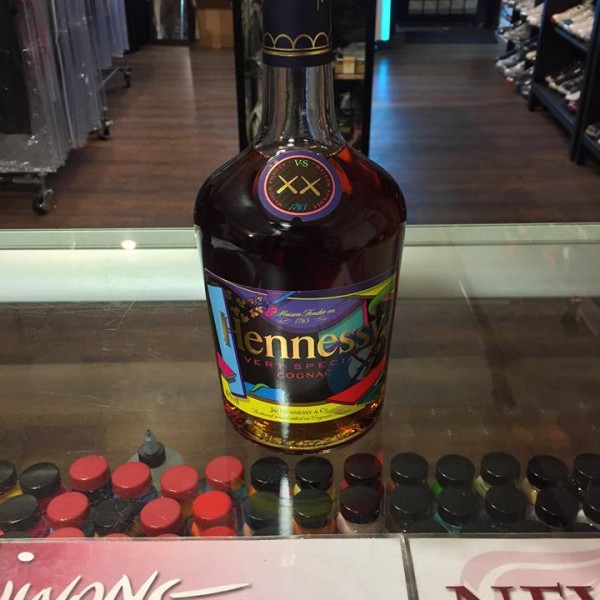 2011 Hennessy X Kaws Very Special Cognac 34 FL OZ #203437/210000 Faded
