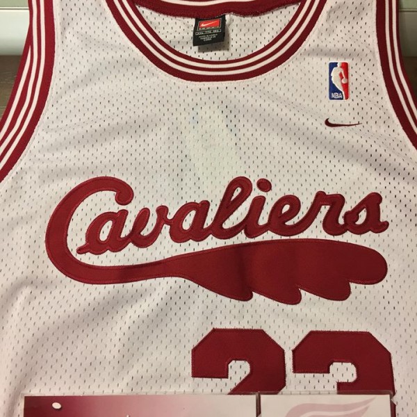 2003 Nike Lebron Calvaliers Jersey White 