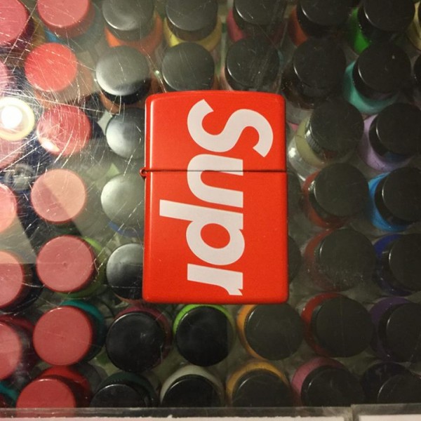 2018 Sup Logo Zippo Lighter Red