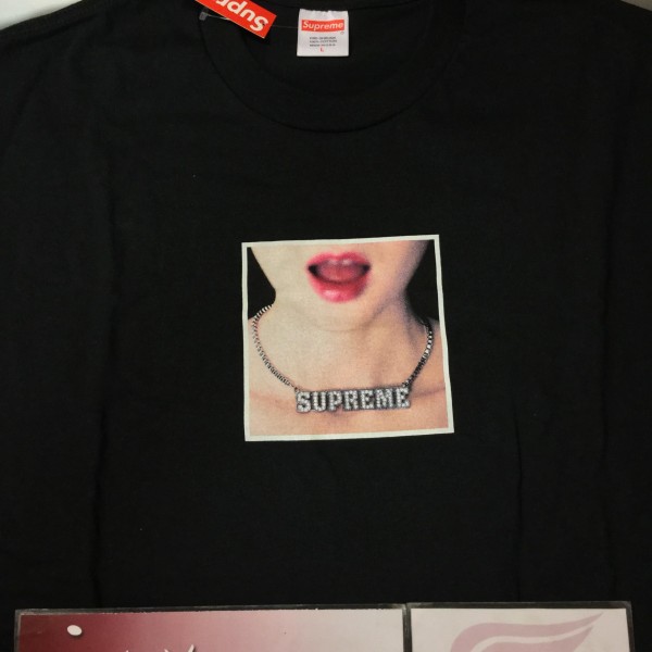 2018 Sup Necklace Tee Black