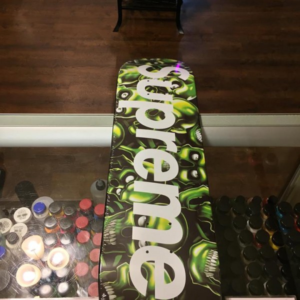 2018 Sup Skull Pile Deck Black