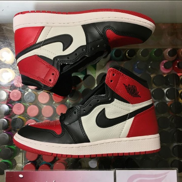2018 Nike Air Jordan I Bred Toe Youth