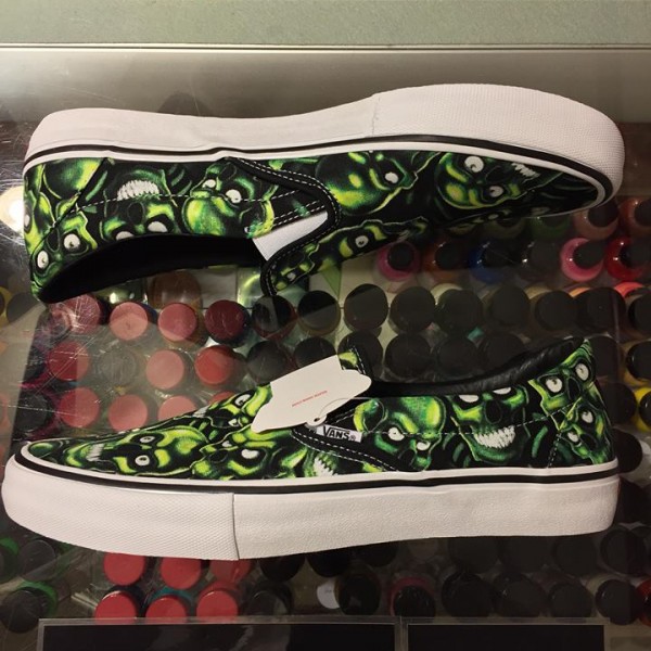 2018 Sup Vans Skull Pile Slip On Pro