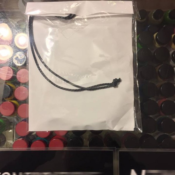 2018 Sup Undercover Public Enemy Medallion Pouch Black