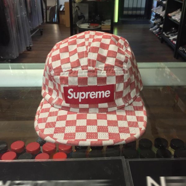 2018 Sup Checkerboard Camp Cap Red