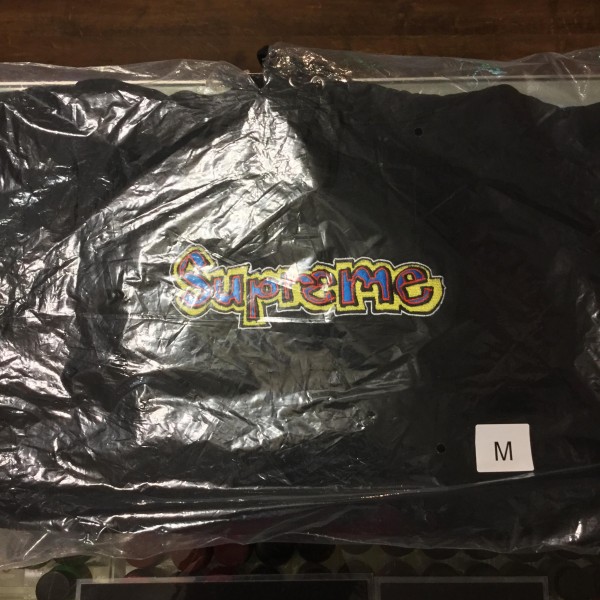 2018 Sup Gonz Logo Hooded Sweatshirt Black