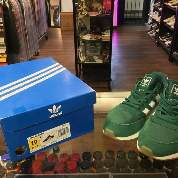 2017 Adidas Inkiki Runner Collegiate Green 