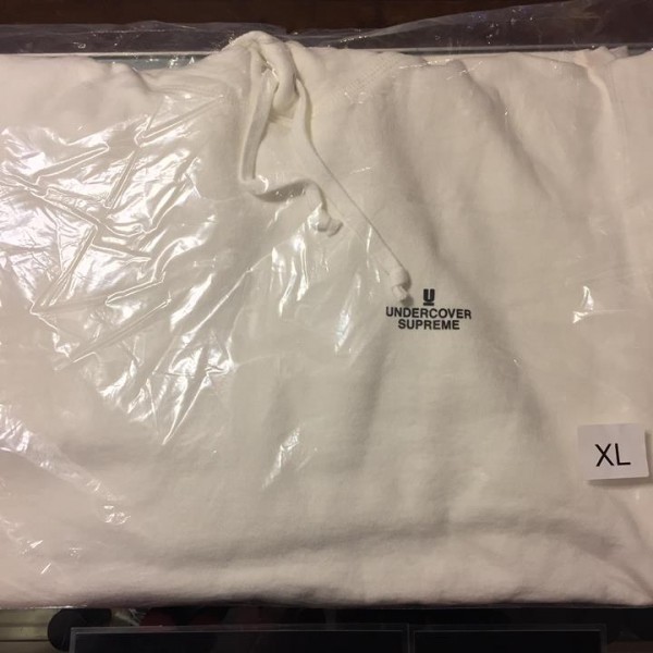 2018 Sup Undercover Public Enemy Terrordome Hooded Sweatshirt White