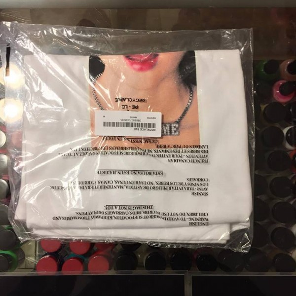 2018 Sup Necklace Tee White