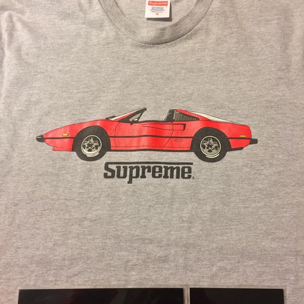 2013 Sup GT Ferrari Tee Heather Grey