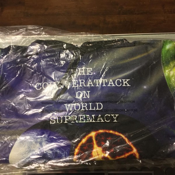 2018 Undercover Public Enemy Fear Galaxy Hooded Sweatshirt Multicolor