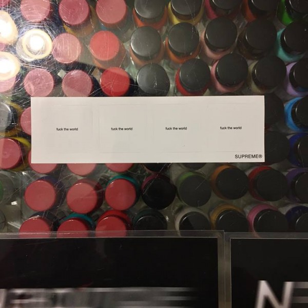 2018 Sup Fuck The World Pack Of 4 Sticker