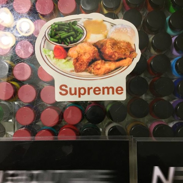 2018 Chicken Dinner Sticker White