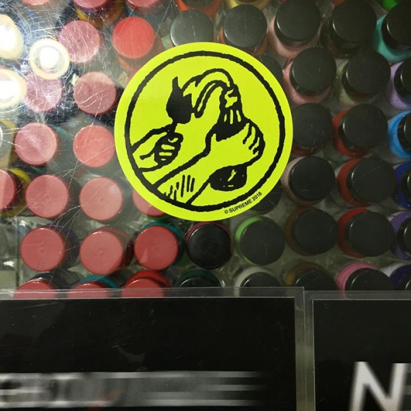 2018 Molotov Sticker Lime