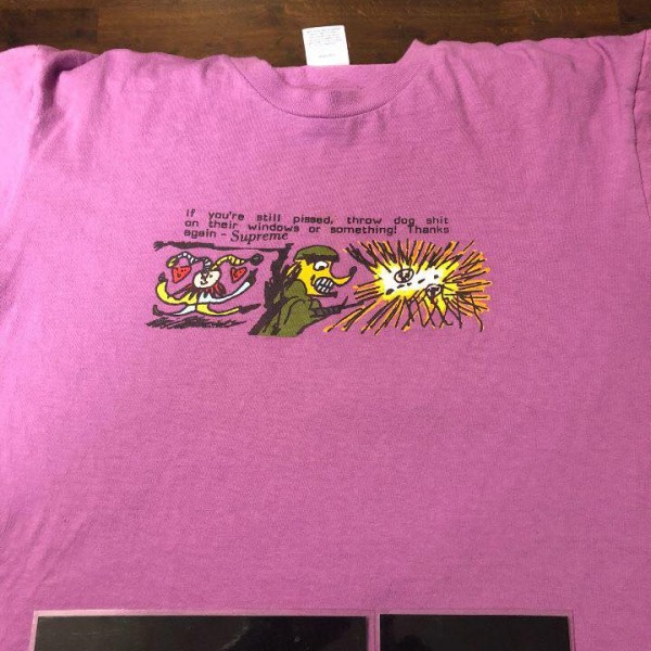 2017 Sup Dog Shit Tee Light Purple