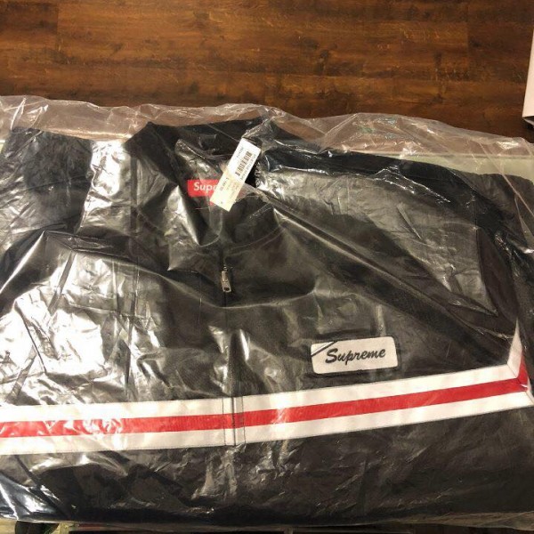 2018 Sup Reflective Stripe Work Jacket Black