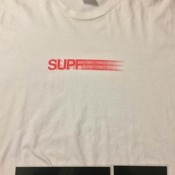 2016 Sup Motion Red Stripe Tee White