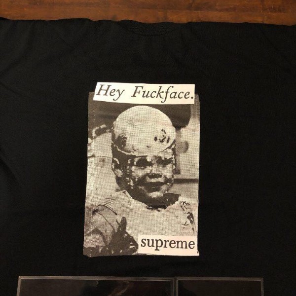 2018 Sup Hey Fuckface Tee Black