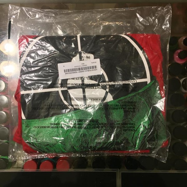 2018 Sup Undercover Public Enemy Terrordome Tee Red Packaged