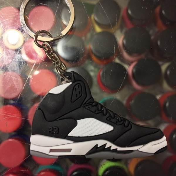 2013 Nike Air Jordan V Oreo 2D Keychain