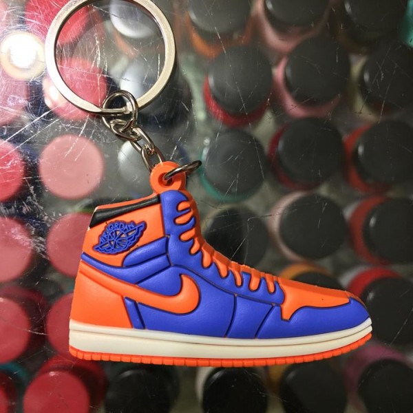2013 Nike Air Jordan I Knicks 2D Keychain