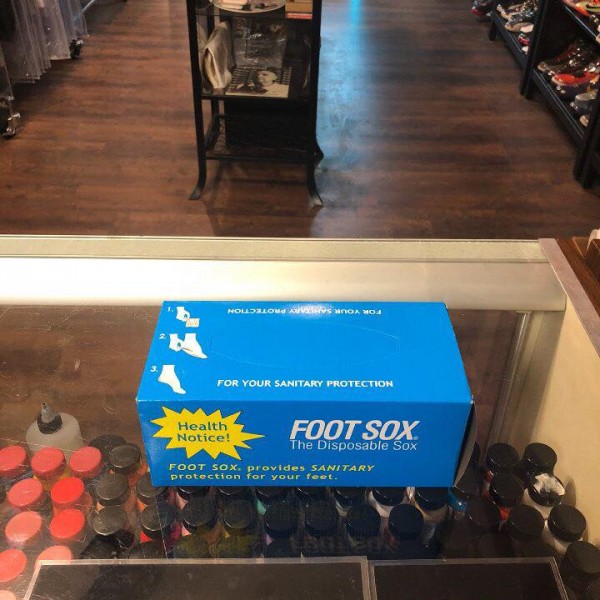 2016 Foot Sox The Disposable Sox Knee HI'S High Beige 