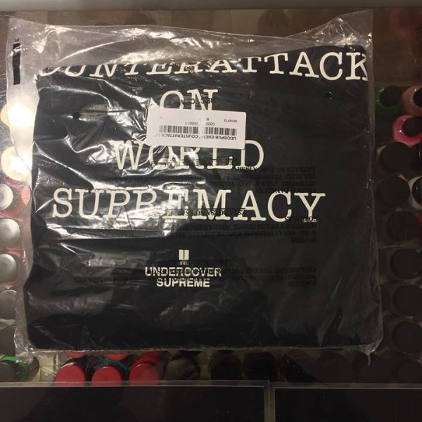 2018 Sup Undercover Public Enemy Counterattack LS Long Sleeve Tee Black Packaged
