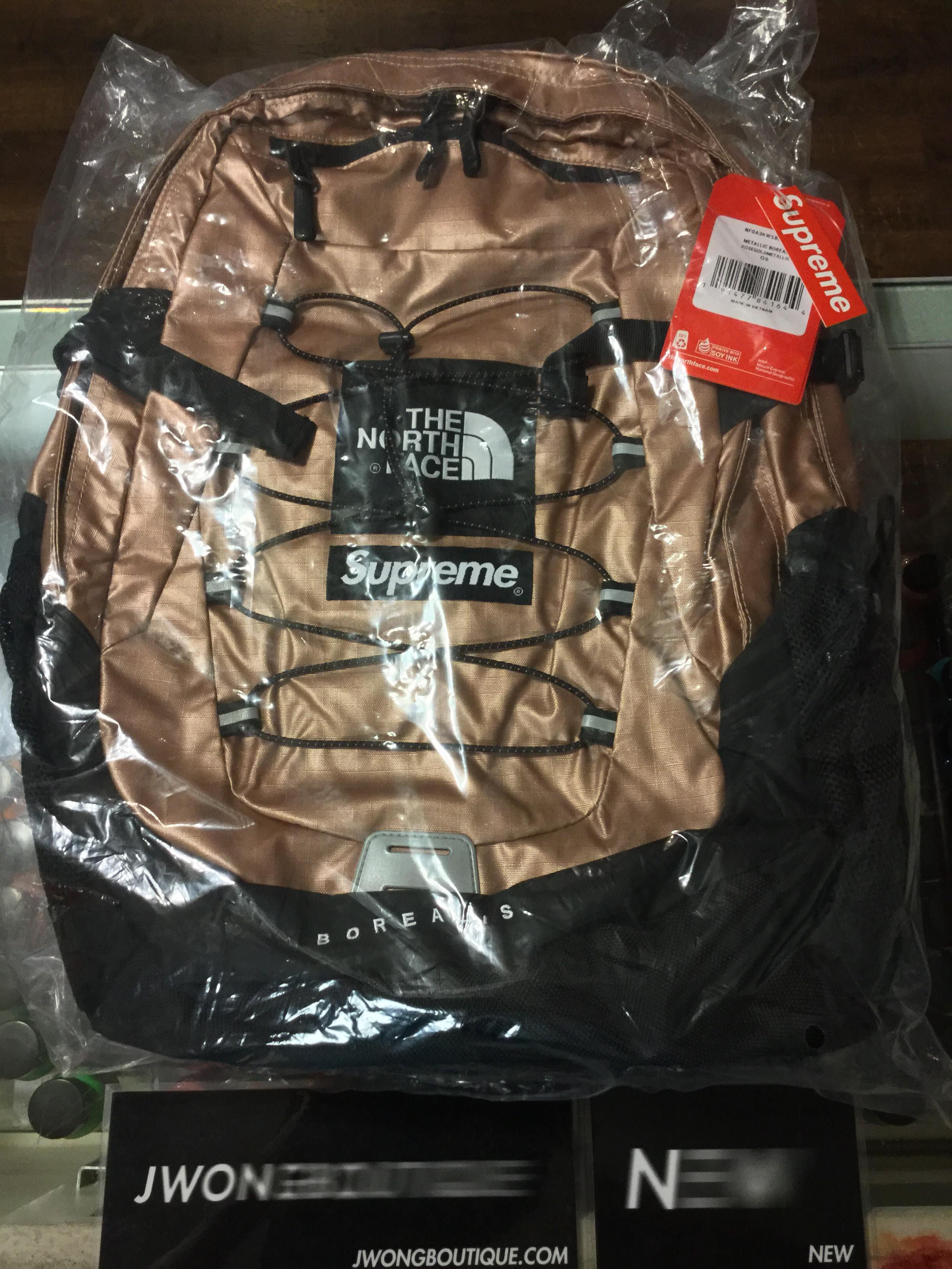 2018 Supreme The North Face Metallic Borealis Backpack